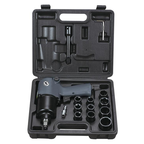 15PC 1/2'' Professional Air Impact Wrench Kit (AT-240K)